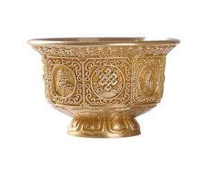 Limtula Coppers Cup with Eight Luckily Symbols for Buddhist Offerings Holy Water Cup Practical Religious Ceremony Supplies Buddhist Ritual Supplies