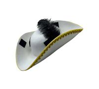 Limtula Cosplay Fedoras Pirate Caps Feathered for Kids Halloween Party Pretend Play Children ' s Treasure Hunt Role Play Unisex Halloween Accessory Hat
