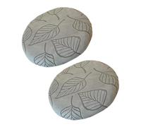 Limtula Counter Chair Slipcovers with Round Elastic Shape, Dark gray