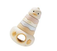 Limtula Creative Children Rainbow Stacking Rings Color Size Learning Toy Set Educational Rings Sand Game Teaching Aid Hand Eye Coordination