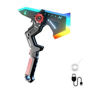 Limtula Creative Role Playing Toy Transforming LED Axes with Color Changing Lights and Realistic Sound Effect Dynamic Double Mode Transforming LED Swords Axes