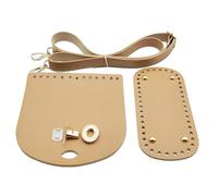Limtula Crochet Bag Bottom Base Set Accessories for Shoulder Purse Projects Gift Crossbody Bag Knitting Tool PU Leather Making Supplies