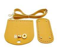 Limtula Crochet Bag Bottom Base Set Accessories for Shoulder Purse Projects Gift Crossbody Bag Knitting Tool PU Leather Making Supplies