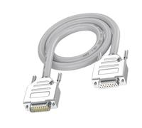 Limtula DB15 RS232 Cable Male to Female 15Pin Straight Through Data Transmission Extension Cable for Automation Accessories Light Cutter Indication Wire