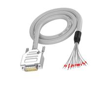 Limtula DB15 RS232 Cable Male to Female 15Pin Straight Through Data Transmission Extension Cable for Automation Accessories Light Cutter Indication Wire