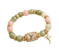 Limtula Decorative Beaded with Elastic Wrist Loop, Charm Detail, Smooth Feature Bead for Casual Outfit Pairing Themed Charm Jewelry Elastic Wrist Accessory Decorative Bead Jewelry Lightweight Daily