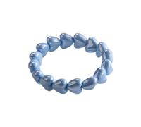 Limtula Decorative Heart Jewelry Mixed Approx 8 Cm Diameter for Casual Wear Outfit Accent Profile Look Heart Jewelry Wrist Accessory Glossy Bead Wristwear Fashion Party Outfit