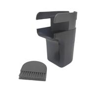 Limtula Desktop Multifunction Storage Box Small Object Storage Device Desktop Cleaning Small Trash Can with Brush Computer Organization