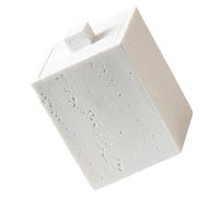 Limtula Desktop Resin Organizers Cotton Swabs and Toothpicks Japanese-Styles Stone Texture Size Easy to Cleaning Sturdy Resin Storage Organizers