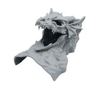 Limtula Detailed Western Dragon Sculpture for Water Habitats and Famous Themed Room Highlight Available in Two Measurements Western Dragon Aquarium Ornament