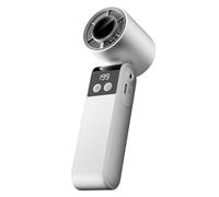 Limtula Digital Display Cooling Fan Rechargeable Handheld Format with Type-C Charging and Five Speed for Travel Portable Cooling Fan Rechargeable Handheld Type C Charging Digital Display Desk