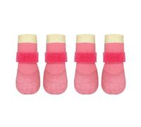 Limtula Dog Shoes Slip Resistant Breathable Pet Footwear for Small Breeds Outdoor Paw Foot Protectors 4pcs Dog Rain Shoes