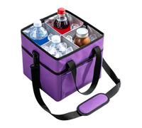Limtula Drink Pickup Tote with Divider Insert | Insulated Beverage Bag for Commute Stops, Outdoor Lunch Trips, Cafe Runs, Errands