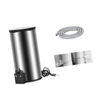 Limtula Efficient Miniature Aquariums Stainless Steel Filter Barrles Quiet Operations Resistant Water Filter Bucket Small Stainless Steel Fish Tanks