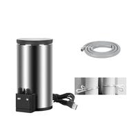 Limtula Efficient Miniature Aquariums Stainless Steel Filter Barrles Quiet Operations Resistant Water Filter Bucket Small Stainless Steel Fish Tanks