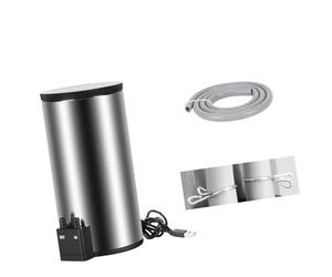 Limtula Efficient Miniature Aquariums Stainless Steel Filter Barrles Quiet Operations Resistant Water Filter Bucket Small Stainless Steel Fish Tanks