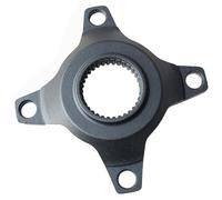 Limtula Electric Bike 104mm Chainring Adapter Spiders, Aluminium Alloy Sensors Spiders Adapter for Electric Bicycles Chainring Adapter Spiders