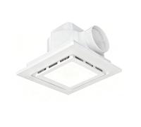 Limtula Elegant Ceiling Mount Ventilation Fan with Bright LED Light 1000LM Output and Nearly Noiseless 0.9 Sones Easy Install Bathroom Fan Light