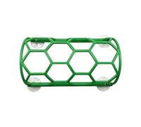 Limtula Enclosure Styling Perch for Small Terrarium Pets, Green | Honeycomb Climbing Decor with Open Lattice Habitat Texture Piece