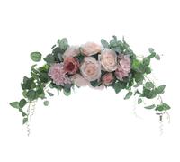 Limtula Entryway Decoration Wreath Festival Artificial Green Leaf Decorations Suitable For Creating A Warm Holiday Environments Artificial Rose Garlands