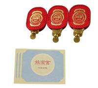 Limtula Feng Shui Talismans Red and Gold Turtle Home Decor Set