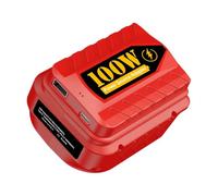 Limtula Field Repair Device Converter, MWK UNIDIRECTIONAL | 18-20 Tool Battery USB Adapter with Type-C PD Port, Portable Laptop Phone