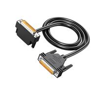 Limtula Flexible DB25 Male to Male 90 Degree Angled Parallel Cable Space Saving Installation for Printer Scanner Storage Devices