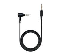 Limtula Flexible Headset Cable | Gaming Replacement Cord, 3.5Mm L-Shaped to Straight Connection, Black Wire for H6 Air Home Desk Listening Setups