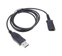 Limtula Flexible USB Cable for Quick Disconnect Wire Headphone Connection to PC Laptop and Softphone Plugs and Play Quick Disconnect Cable