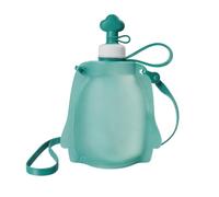 Limtula Foldable Silicone Travel Bottle with Strap, Blue L
