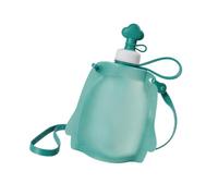 Limtula Foldable Silicone Travel Bottle with Strap, Blue S