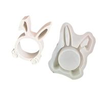 Limtula Food Safe Silicone Rabbits Detailed Crafting Tool for Home Holiday Decoration Easter Rabbits Silicone
