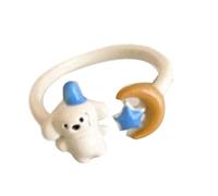 Limtula Fun Animal Inspired Adjustable Set For Couples Unique Cartoon Dog Cats Jewelry Gifts Ideas Daily Use Alloy Cartoon Cats Dog Jewelry