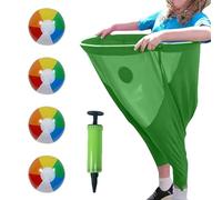 Limtula Funny Granny Pants Yard Game Set Entertainment Throwing Giants Elastic Pant With 4 Ball And Air Pumps Enduring Entertainment Throwing Giants Elastic Pants