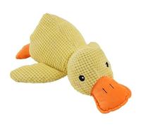 Limtula Furry Plush Duck Shape Dog Quack Chewing Toy Safe With Rattle Sound Kitten Rattle Sound Dog Chew Toy Small Dogs