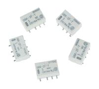Limtula G6K-2F-Y Board Component 5V 8 Pin Mount Part, White Housing 5 Pack for Board Replacement, Small Circuit Service Use, and Repair Planning