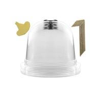 Limtula Garden Cloche Clear Bells Covers Freeze Protections Humidity Dome Plastic Dome Ground Securing Pegs and Plant Labels Large Garden Cloches Plant Dome Bells Covers