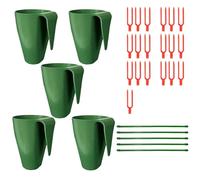 Limtula Garden Trays Tool for Strawberry Runners Featuring Breathable Cups and Runner Forks to Enhancing Survival Rate and Growth Plant Nursery Supplies