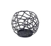 Limtula Geometric Holder Iron Wire Table Decor, Basket Base Plate Accent, Compact Piece for Entryway Console Metal Holder Wire Decor Tabletop Accent Geometric Basket Stand Iron Home Living