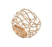 Limtula Geometric Holder Iron Wire Table Decor, Basket Base Plate Accent, Compact Piece for Entryway Console Metal Holder Wire Decor Tabletop Accent Geometric Basket Stand Iron Home Living