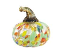 Limtula Glass Pumpkin Ornament Hand Blown Decor for Fall Home Styling, A