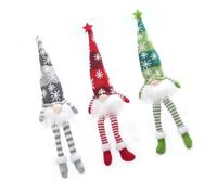 Limtula Glowing Gnomes Doll with Knitted Hat for Desktop, Long legs