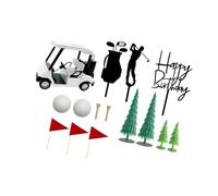 Limtula Golfing Cart Standard Cake Leader For Theme Party Birthday Celebration Polystyrene Decoration Individualized Cake Decorations