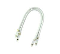 Limtula Grip Carry Handles 47 Inch PU Snaps on Strap Practical, White