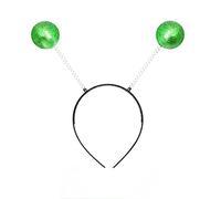 Limtula Halloween Alien Headband MartianAntenna Metallic Space, Green
