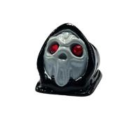 Limtula Halloweens Themed Resin Skull Ghostly Keycaps For Mechanical Keyboards Accessory Dark Black Redness Color Halloweens Keycap Collection