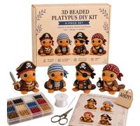 Limtula Hand Weaving Supply for Creative Makers, 3D Animal Bead Set with Family Activity Value, Classroom Project Use Family Activity Classroom Art Home Making Display Figure