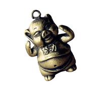 Limtula Handcrafted Brasses Pigs Figurine with Cultural Significance, A