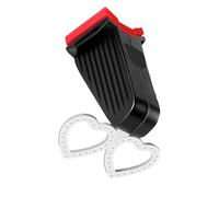 Limtula Heart/Round LED Bikes Tail Light Rechargeable Bicycles Rear Warning Taillights Cycling Accessories USB Rechargeable Mountain Rear