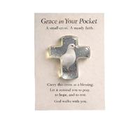Limtula Heartwarming Pocket Hug Tokens Angeled Crosses Keepsakes Thoughtful Present for Loved From Acrylic Inspirational Pocket Tokens